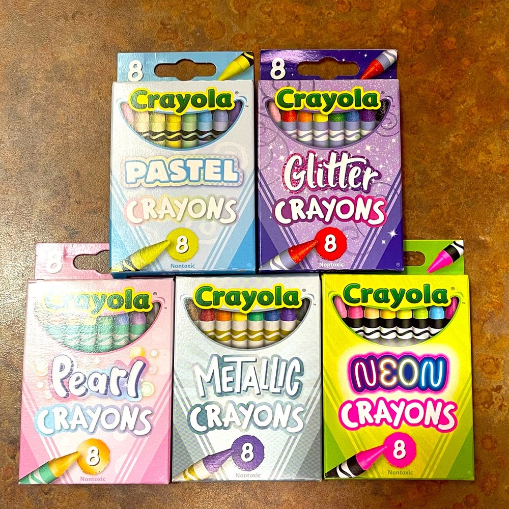 5 Limited Edition Crayola Crayons - Open to Offers